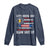 Funny American Drinking Long Sleeve Shirt Let's Drink And Blow Shit Up 4th Of July Beer Rocket - Wonder Print Shop