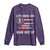 Funny American Drinking Long Sleeve Shirt Let's Drink And Blow Shit Up 4th Of July Beer Rocket - Wonder Print Shop