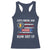 Funny American Drinking Racerback Tank Top Let's Drink And Blow Shit Up 4th Of July Beer Rocket - Wonder Print Shop