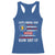Funny American Drinking Racerback Tank Top Let's Drink And Blow Shit Up 4th Of July Beer Rocket - Wonder Print Shop