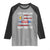 Funny American Drinking Raglan Shirt Let's Drink And Blow Shit Up 4th Of July Beer Rocket - Wonder Print Shop