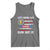 Funny American Drinking Tank Top Let's Drink And Blow Shit Up 4th Of July Beer Rocket - Wonder Print Shop