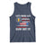 Funny American Drinking Tank Top Let's Drink And Blow Shit Up 4th Of July Beer Rocket - Wonder Print Shop