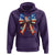 Funny 4th Of July Nurse American Flag Coquette Bow Hoodie - Wonder Print Shop