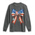 Funny 4th Of July Nurse American Flag Coquette Bow Long Sleeve Shirt - Wonder Print Shop