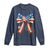 Funny 4th Of July Nurse American Flag Coquette Bow Long Sleeve Shirt - Wonder Print Shop