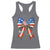 Funny 4th Of July Nurse American Flag Coquette Bow Racerback Tank Top - Wonder Print Shop