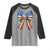 Funny 4th Of July Nurse American Flag Coquette Bow Raglan Shirt - Wonder Print Shop