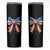 Funny 4th Of July Nurse American Flag Coquette Bow Skinny Tumbler - Wonder Print Shop