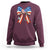 Funny 4th Of July Nurse American Flag Coquette Bow Sweatshirt - Wonder Print Shop