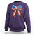 Funny 4th Of July Nurse American Flag Coquette Bow Sweatshirt - Wonder Print Shop