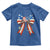 Funny 4th Of July Nurse American Flag Coquette Bow Toddler T Shirt - Wonder Print Shop