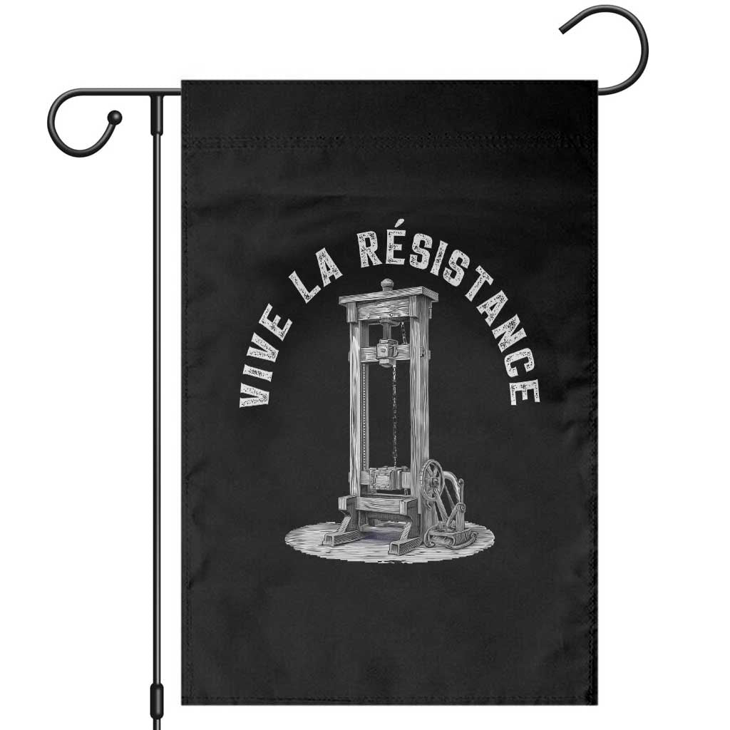 Funny Vive La Resistance Garden Flag Femme Feminist Vintage Guillotine - Wonder Print Shop