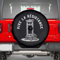 Funny Vive La Resistance Spare Tire Cover Femme Feminist Vintage Guillotine - Wonder Print Shop