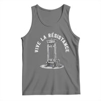 Funny Vive La Resistance Tank Top Femme Feminist Vintage Guillotine - Wonder Print Shop