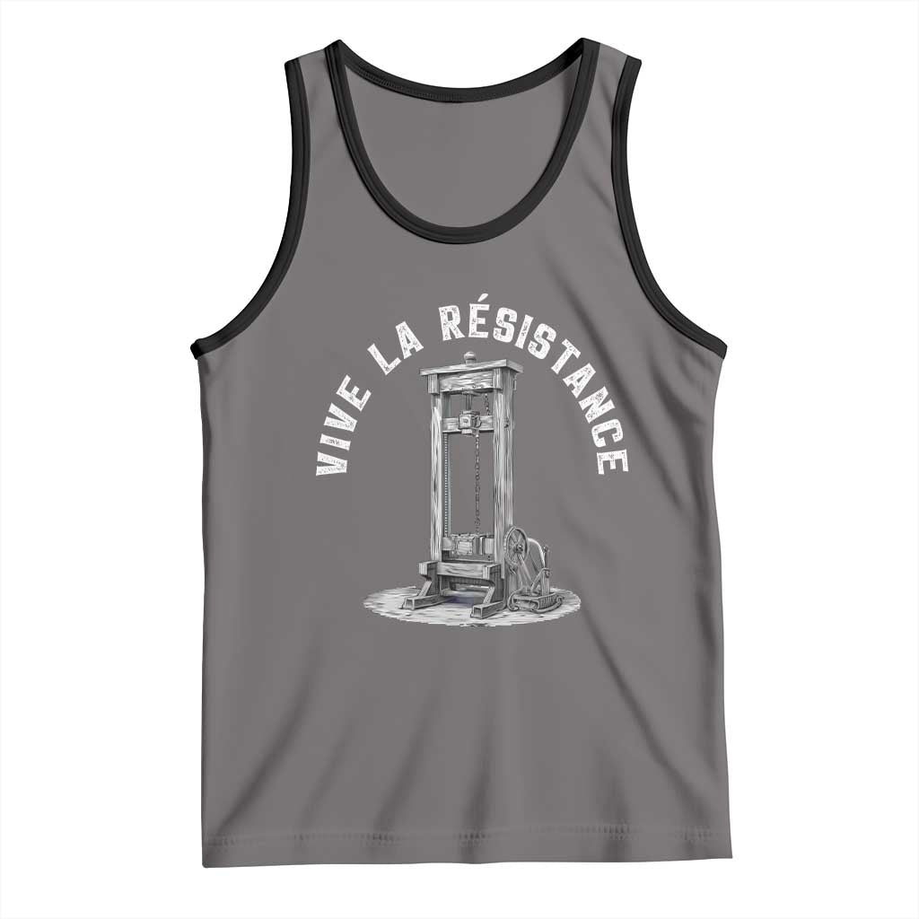 Funny Vive La Resistance Tank Top Femme Feminist Vintage Guillotine - Wonder Print Shop