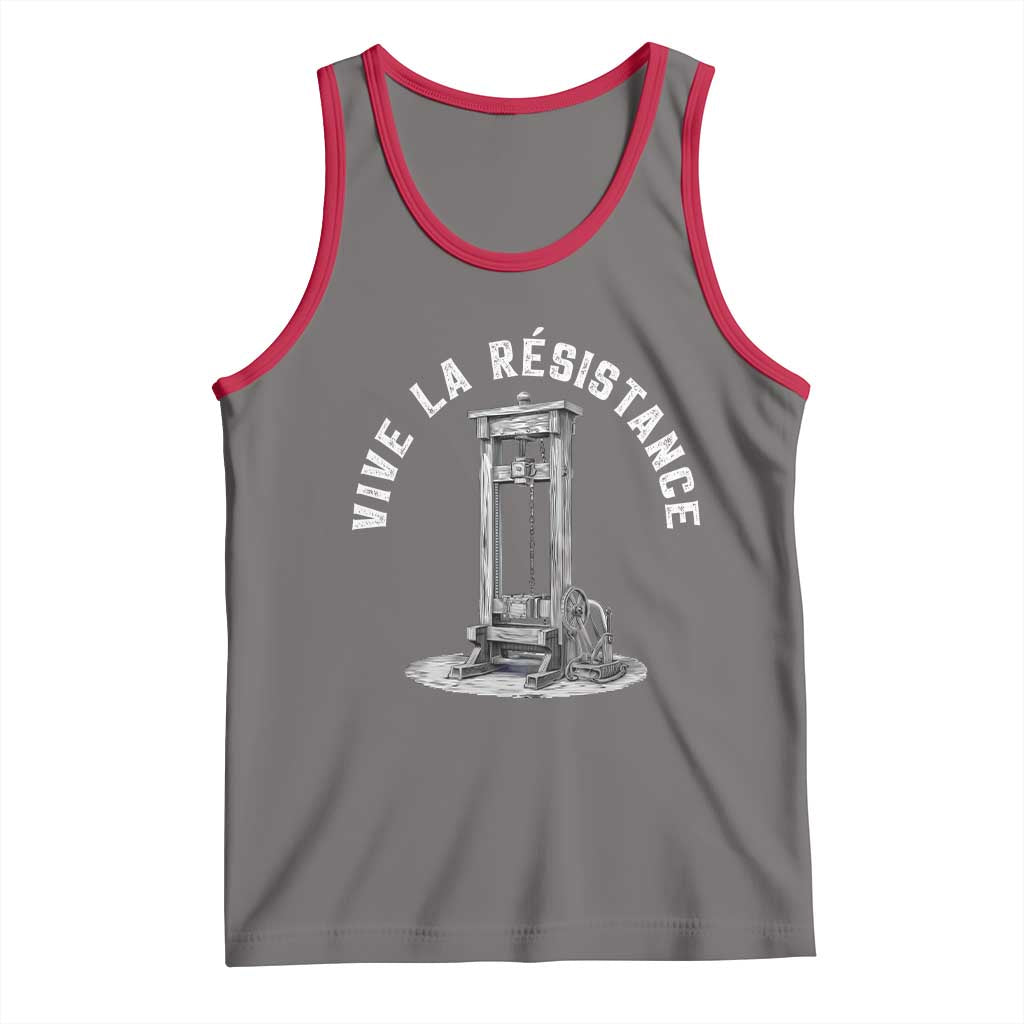 Funny Vive La Resistance Tank Top Femme Feminist Vintage Guillotine - Wonder Print Shop