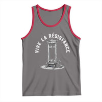 Funny Vive La Resistance Tank Top Femme Feminist Vintage Guillotine - Wonder Print Shop