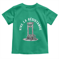 Funny Vive La Resistance Toddler T Shirt Femme Feminist Vintage Guillotine - Wonder Print Shop