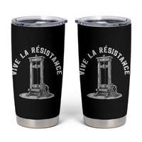 Funny Vive La Resistance Tumbler Cup Femme Feminist Vintage Guillotine - Wonder Print Shop