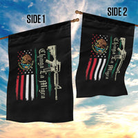 Funny Chinga La Migra Garden Flag Gun Vintage Mexican Flag - Wonder Print Shop