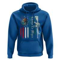Funny Chinga La Migra Hoodie Gun Vintage Mexican Flag - Wonder Print Shop