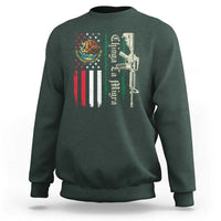 Funny Chinga La Migra Sweatshirt Gun Vintage Mexican Flag - Wonder Print Shop