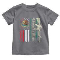 Funny Chinga La Migra Toddler T Shirt Gun Vintage Mexican Flag - Wonder Print Shop