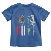 Funny Chinga La Migra Toddler T Shirt Gun Vintage Mexican Flag - Wonder Print Shop