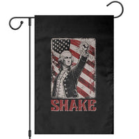 Shake And Bake George Washington 4th of July Couple Matching Garden Flag