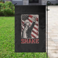 Shake And Bake George Washington 4th of July Couple Matching Garden Flag