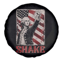 Shake And Bake George Washington 4th of July Couple Matching Spare Tire Cover