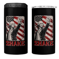 Shake And Bake George Washington 4th of July Couple Matching 4 in 1 Can Cooler Tumbler