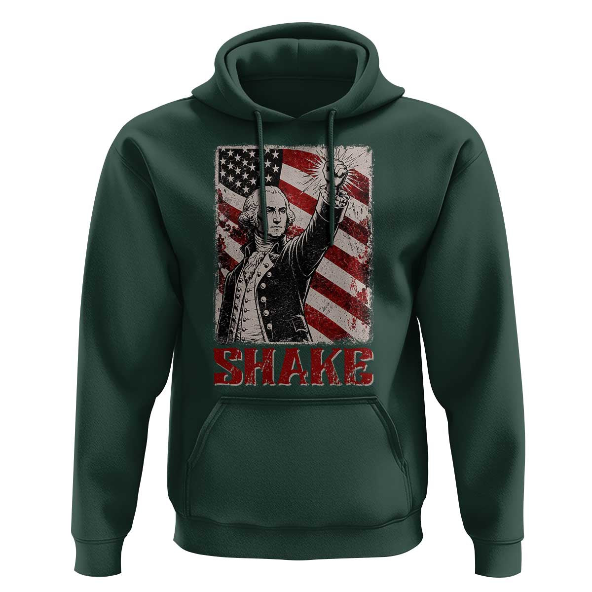 Shake And Bake George Washington 4th of July Couple Matching Hoodie