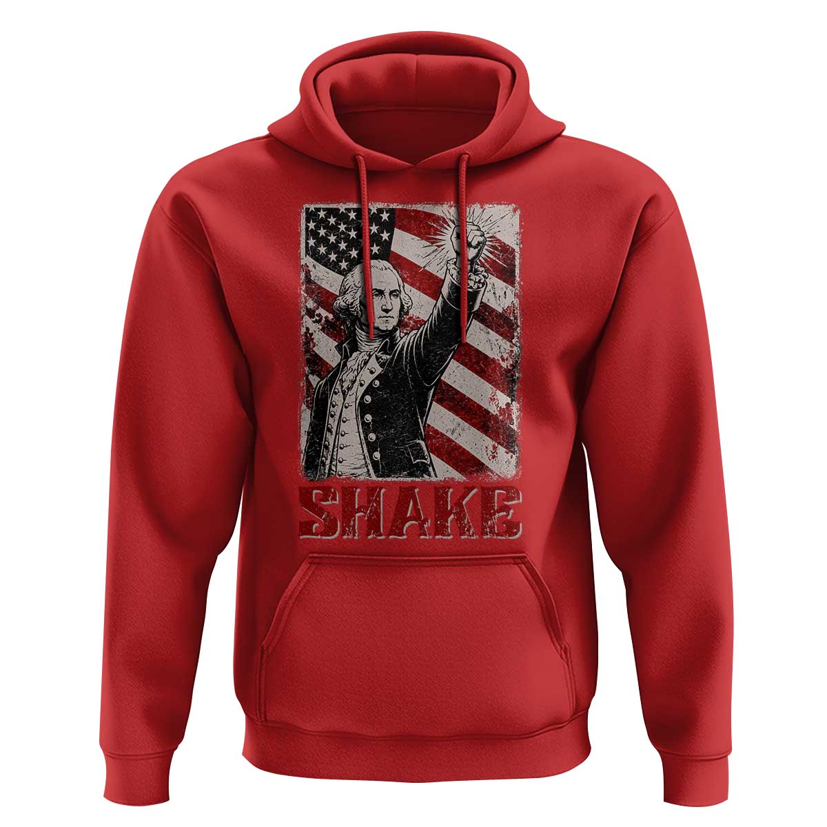 Shake And Bake George Washington 4th of July Couple Matching Hoodie