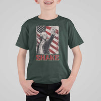 Shake And Bake George Washington 4th of July Couple Matching T Shirt For Kid