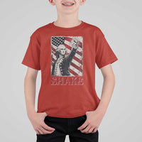 Shake And Bake George Washington 4th of July Couple Matching T Shirt For Kid