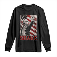 Shake And Bake George Washington 4th of July Couple Matching Long Sleeve Shirt