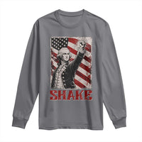 Shake And Bake George Washington 4th of July Couple Matching Long Sleeve Shirt