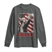 Shake And Bake George Washington 4th of July Couple Matching Long Sleeve Shirt