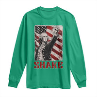 Shake And Bake George Washington 4th of July Couple Matching Long Sleeve Shirt