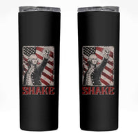 Shake And Bake George Washington 4th of July Couple Matching Skinny Tumbler