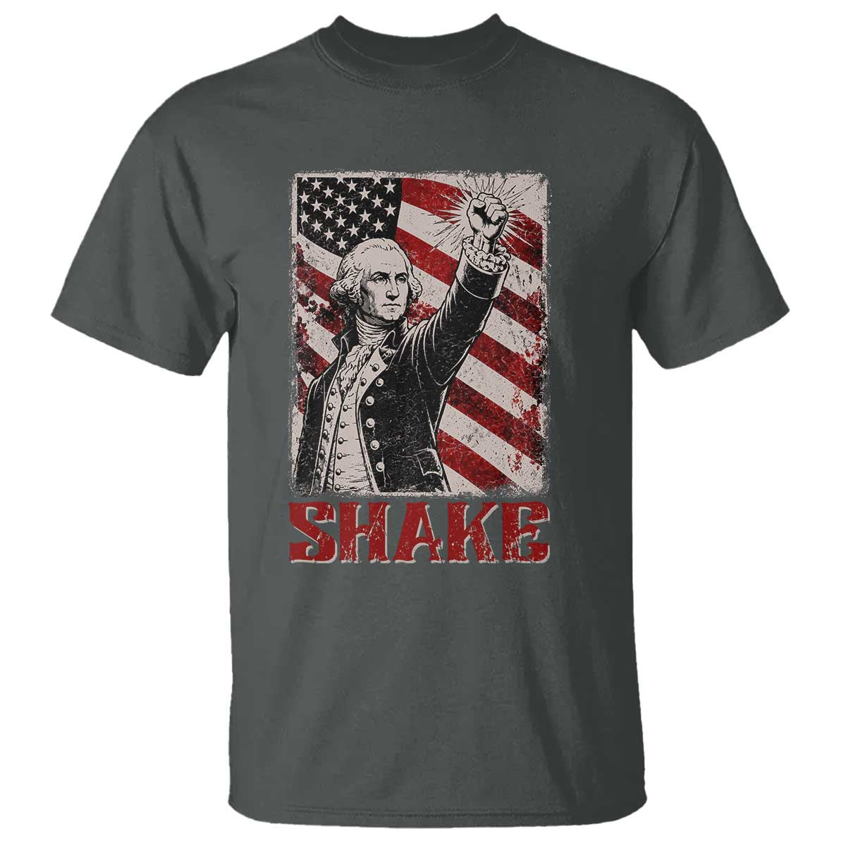 Shake And Bake George Washington 4th of July Couple Matching T Shirt