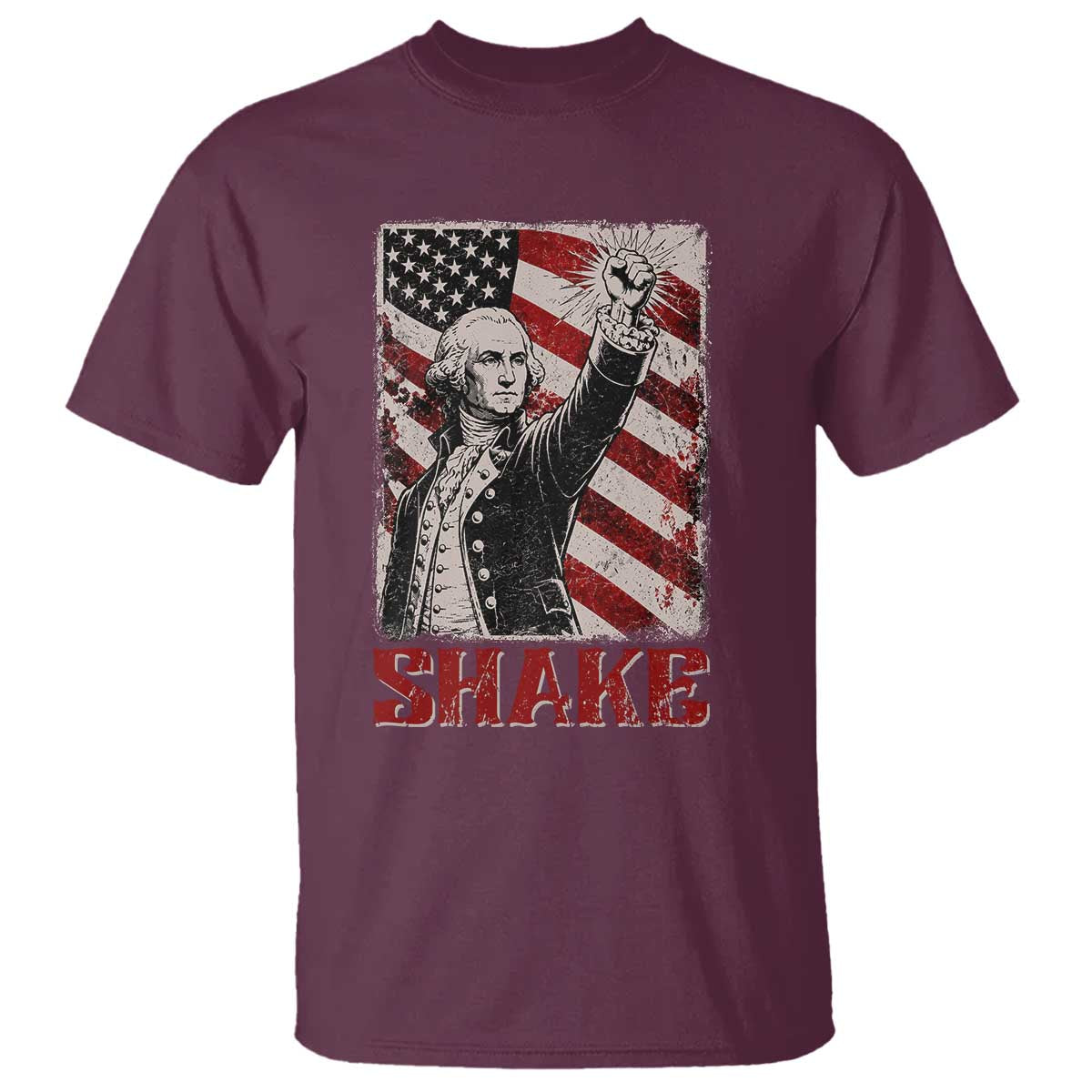 Shake And Bake George Washington 4th of July Couple Matching T Shirt