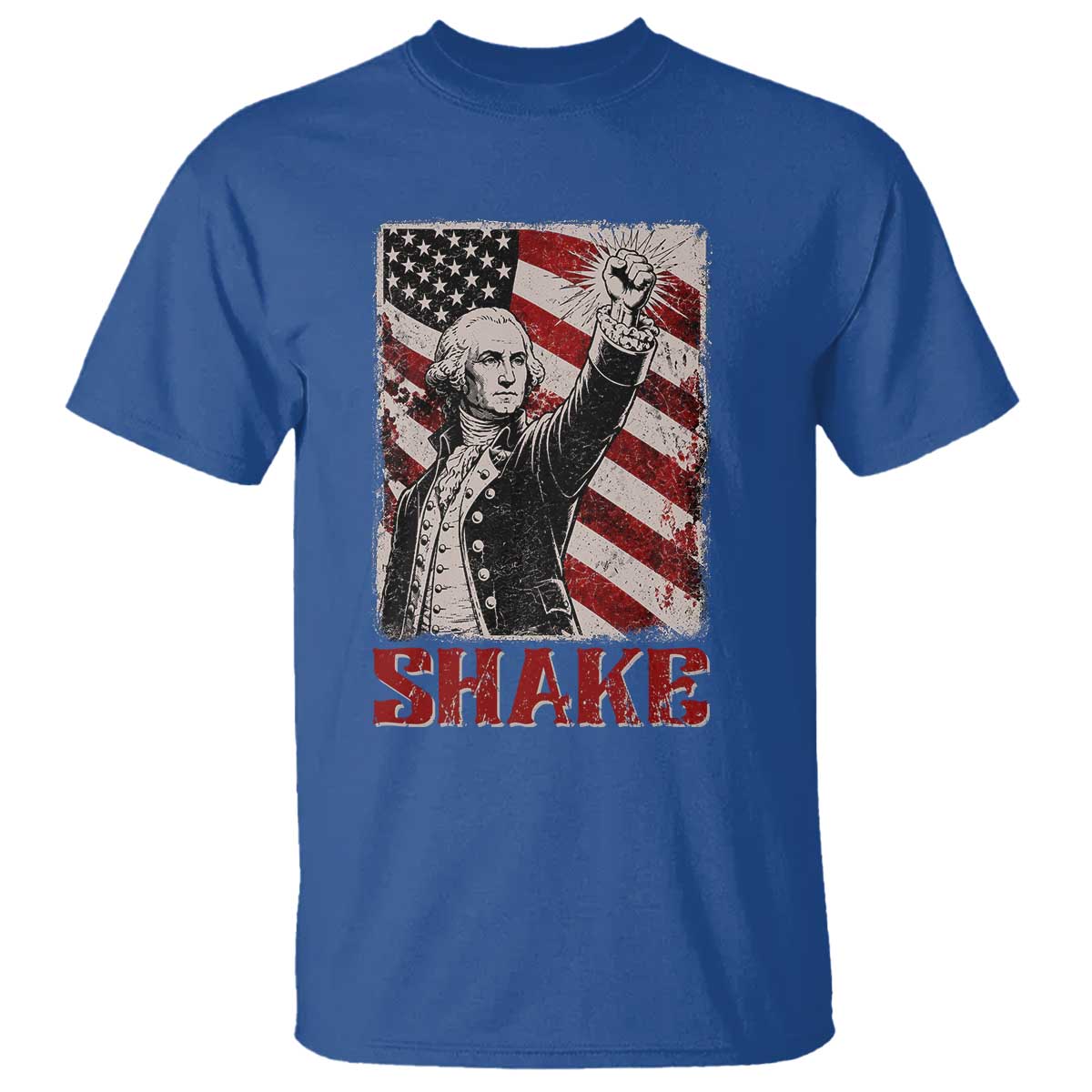 Shake And Bake George Washington 4th of July Couple Matching T Shirt
