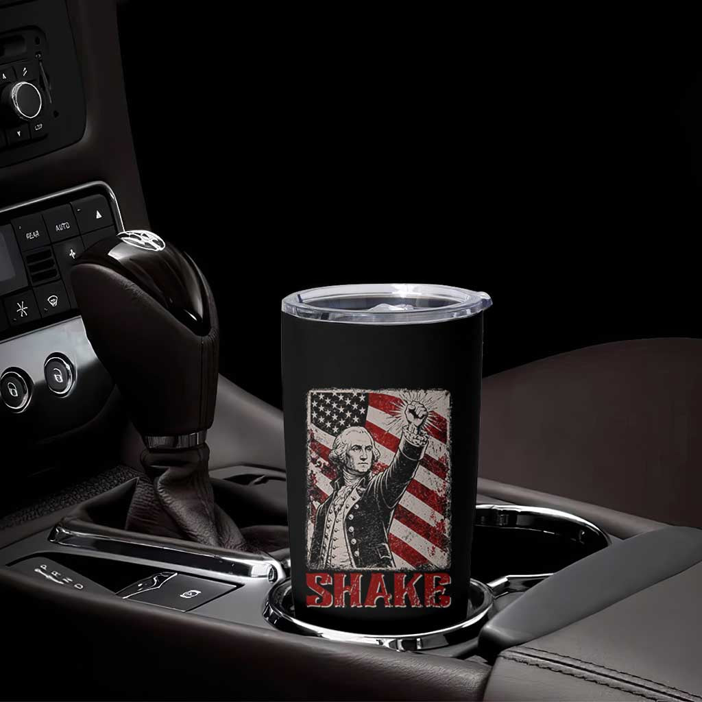 Shake And Bake George Washington 4th of July Couple Matching Tumbler Cup