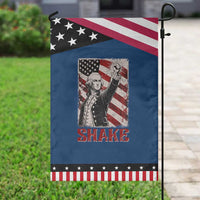 Shake And Bake George Washington 4th of July Couple Matching Patriotic Garden Flag