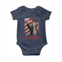 Shake And Bake Benjamin Franklin 4th of July Couple Matching Baby Onesie