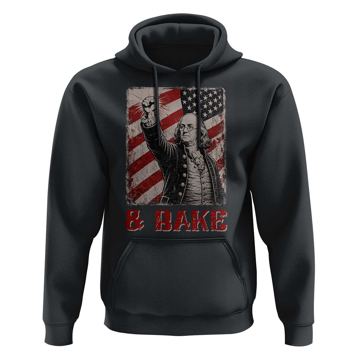 Shake And Bake Benjamin Franklin 4th of July Couple Matching Hoodie