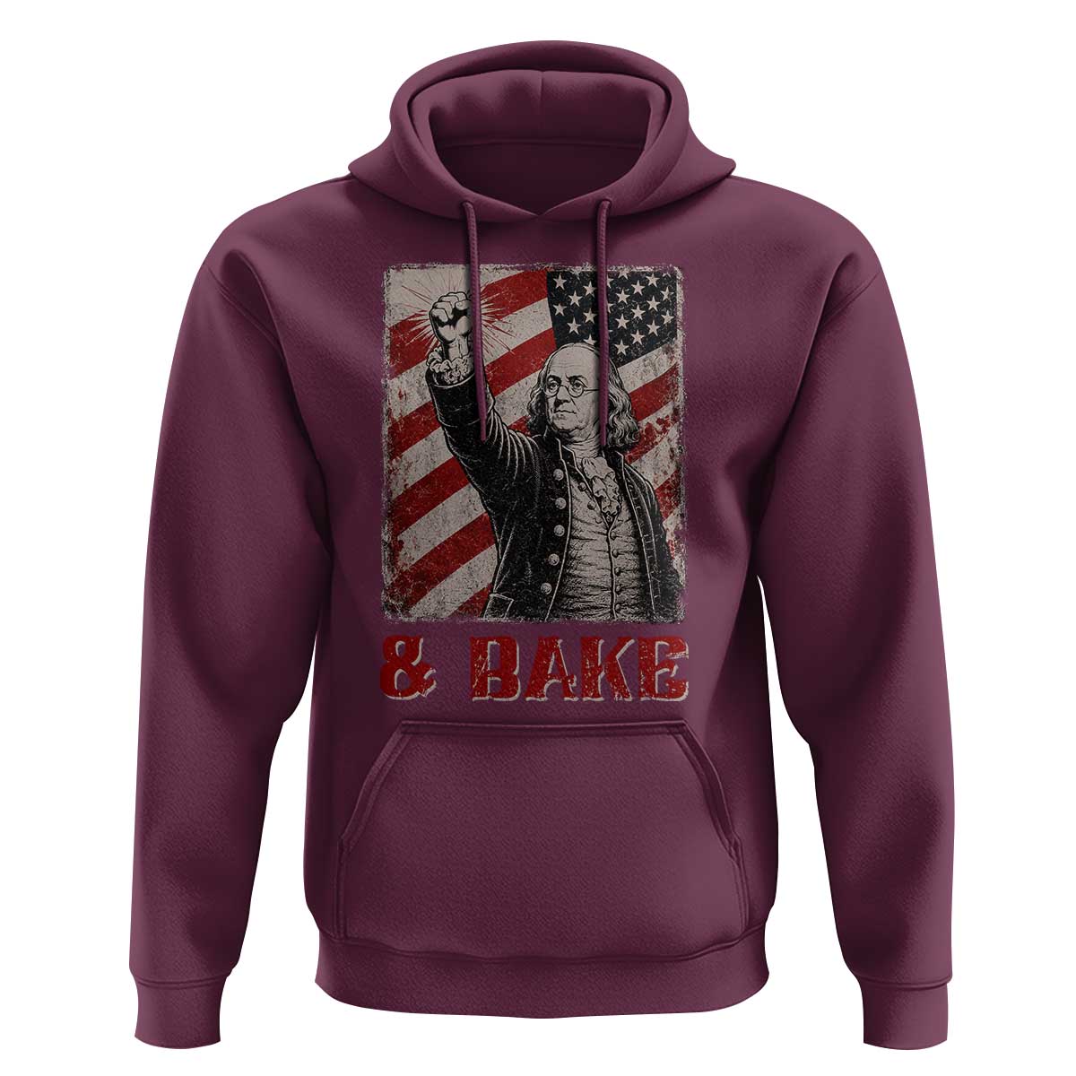 Shake And Bake Benjamin Franklin 4th of July Couple Matching Hoodie
